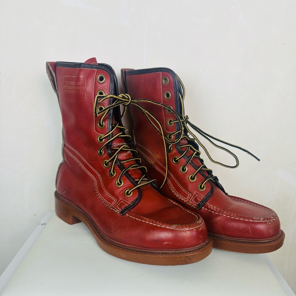 Vintage Men's Herman Survivors Boots made in England Insulated Size 7.5